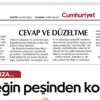 CHP'li belediyeden büyük skandal: Cumhuriyet Gazetesi'nin tekzip yayınladığı habere ödül verdiler