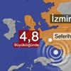 İzmir 4,8 ile sarsıldı