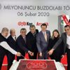Arçelik 100 milyonuncu buzdolabını törenle üretti Arçelik 100 milyonuncu buzdolabını törenle üretti
