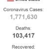 ABD de koronavirüsten ölenlerin sayısı 103 bin 417