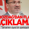 Bozdağ'dan Halkbank açıklaması!