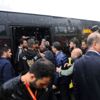 Camları kıran Beşiktaşlılar stada alınmadı