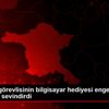 Güvenlik görevlisinin bilgisayar hediyesi engelli ...