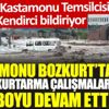 ﻿Kastamonu Bozkurt'ta arama kurtarma çalışmaları gece boyunca devam etti