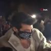 Yolda biranda karşılarına domuz sürüsü çıktı Yolda biranda karşılarına domuz sürüsü çıktı
