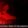 İzmir de yüksekten düşen iki kişi yaşamını yitirdi İzmir de yüksekten düşen iki kişi yaşamını yitirdi