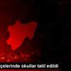 Kayseri ilçelerinde okullar tatil edildi Kayseri ilçelerinde okullar tatil edildi