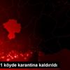 Niğde de 1 köyde karantina kaldırıldı