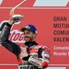 Valencia'da zafer Dovizioso'nun Valencia'da zafer Dovizioso'nun