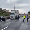 ﻿TEM'de zincirleme kaza! 7 araç birbirine girdi
