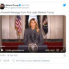 ABD Başkanı Donald Trump’ın eşi Melania Trump, 100 yıllık geleneği sona erdirdi ABD Başkanı Donald Trump’ın eşi Melania Trump, 100 yıllık geleneği sona erdirdi