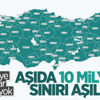 Türkiye'de yapılan koronavirüs aşı sayısı 10 milyonu geçti Türkiye'de yapılan koronavirüs aşı sayısı 10 milyonu geçti