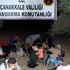 Çanakkale'de 73 mülteci yakalandı Çanakkale'de 73 mülteci yakalandı