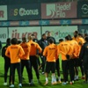 Galatasaray Akhisar taktiğine yoğunlaştı! Galatasaray Akhisar taktiğine yoğunlaştı!
