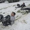 Başakşehir’de kar gören çocuklar yasak dinlemedi