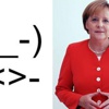 Merkel'in artık smiley'si var