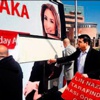 CHP'nin önünde otobüslü eylem