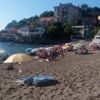 Plajın açılması beklemeden akın ettiler