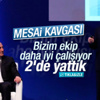 Bakanlar arasında mesai konuşması Bakanlar arasında mesai konuşması