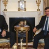 Davutoğlu Aliyev İle Bir Araya Geldi Davutoğlu Aliyev İle Bir Araya Geldi