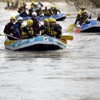 Melen Çayı'nda rafting keyfi Melen Çayı'nda rafting keyfi