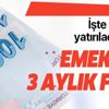 Milyonlarca emekliye müjde! SGK, SSK ve Bağkur emeklisi 3 aylık fark ödemesi kaç TL, hangi tarihte, ne zaman yatacak? Milyonlarca emekliye müjde! SGK, SSK ve Bağkur emeklisi 3 aylık fark ödemesi kaç TL, hangi tarihte, ne zaman yatacak?