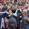Bombalı saldırıyı protesto yürüyüşünde gerginlik Bombalı saldırıyı protesto yürüyüşünde gerginlik