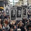 Fransa'da 'kadına şiddet' protestosu Fransa'da 'kadına şiddet' protestosu