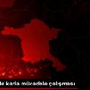 Kırşehir de karla mücadele çalışması Kırşehir de karla mücadele çalışması