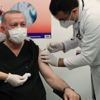 Erdoğan ikinci doz koronavirüs aşısını yaptırdı