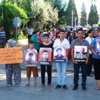 Şehit Fotoğraflarıyla Yürüdüler Şehit Fotoğraflarıyla Yürüdüler