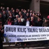 Adliye önünde açıklama yapan 100 avukat için soruşturma Adliye önünde açıklama yapan 100 avukat için soruşturma