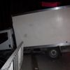 Kamyonet köprüde asılı kaldı Kamyonet köprüde asılı kaldı