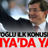 Davutoğlu ilk konuşmasını Konya'da yaptı