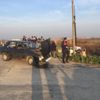 Tarım işçilerini taşıyan minibüs kaza yaptı: 13 yaralı