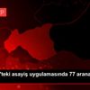 Gaziantep teki asayiş uygulamasında 77 aranan şahıs ...