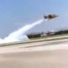 ‘Uçamaz’ dedikleri THK uçakları yangın söndürme tatbikatı yaptı!