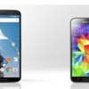 Nexus 6 ve Galaxy S5 karşılaştırması