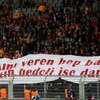 Galatasaraylı futbolculara tehdit gibi pankart