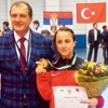 Tekvandocu Rukiye’den altın madalya Tekvandocu Rukiye’den altın madalya