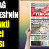 ﻿Yeniçağ Gazetesi'nin bugünkü birinci sayfası