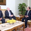 Mısır Cumhurbaşkanı Sisi, CIA Başkanı Brennan'ı ağırladı Mısır Cumhurbaşkanı Sisi, CIA Başkanı Brennan'ı ağırladı