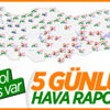 Türkiye yağışlı havanın etkisine girdi Türkiye yağışlı havanın etkisine girdi