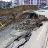Samsun'da toprak kayması korkuttu Samsun'da toprak kayması korkuttu