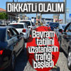Kurban Bayramı tatilini uzatanlar dönüşe geçti Kurban Bayramı tatilini uzatanlar dönüşe geçti