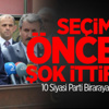 Seçim Öncesi Şok İttifak!