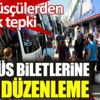 ﻿Otobüs biletlerine yeni düzenleme