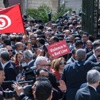 Tunus’ta teröre karşı yürüdüler Tunus’ta teröre karşı yürüdüler