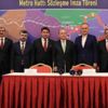 İstanbul’a yeni metro için imzaları atıldı İstanbul’a yeni metro için imzaları atıldı