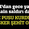 Diyarbakır'da askeri araca hain pusu, 2 asker şehit oldu Diyarbakır'da askeri araca hain pusu, 2 asker şehit oldu
